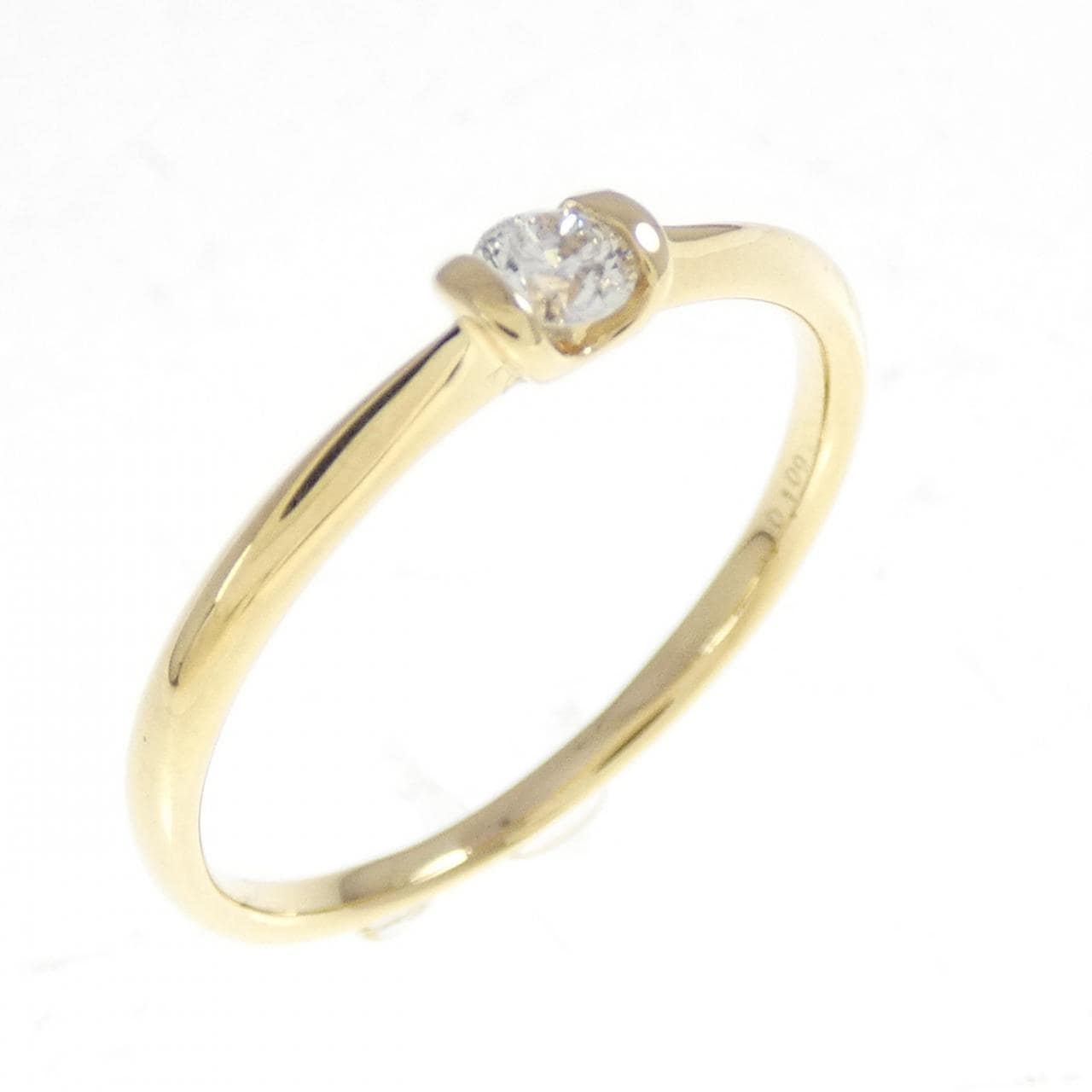 K18YG ダイヤモンド リング 0.109CT