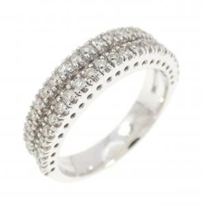 K18WG ダイヤモンド リング 0.30CT