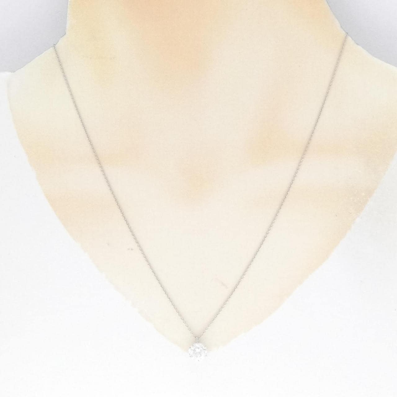 [Remake] PT Diamond Necklace 1.085CT E I1 Good