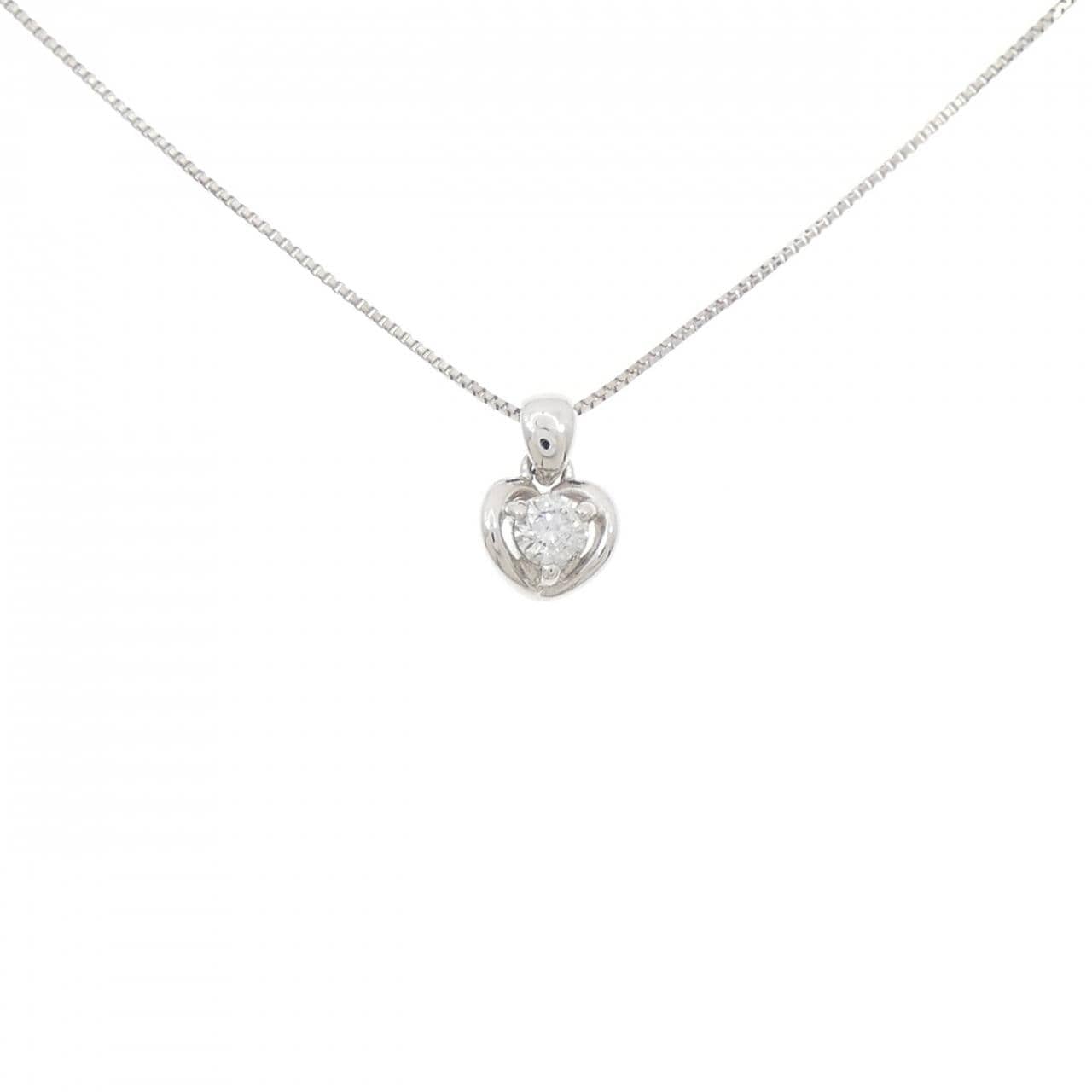 PT900/PT850 ダイヤモンド ネックレス 0.12CT