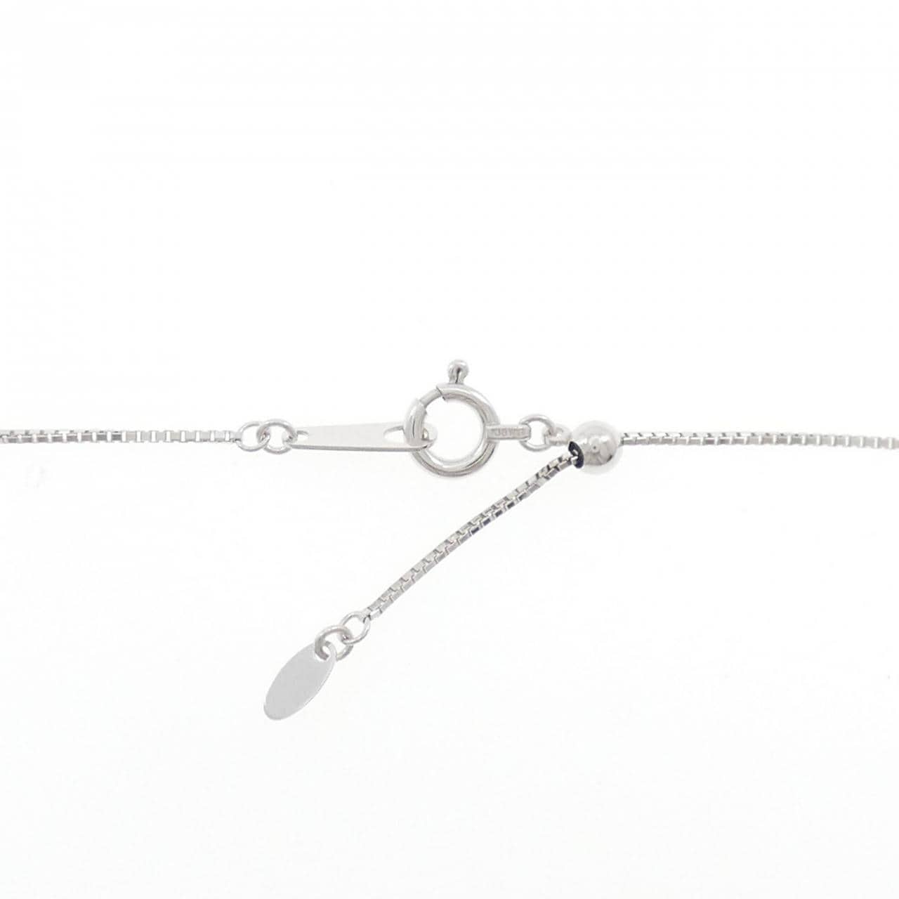 K18WG ダイヤモンド ネックレス 1.00CT