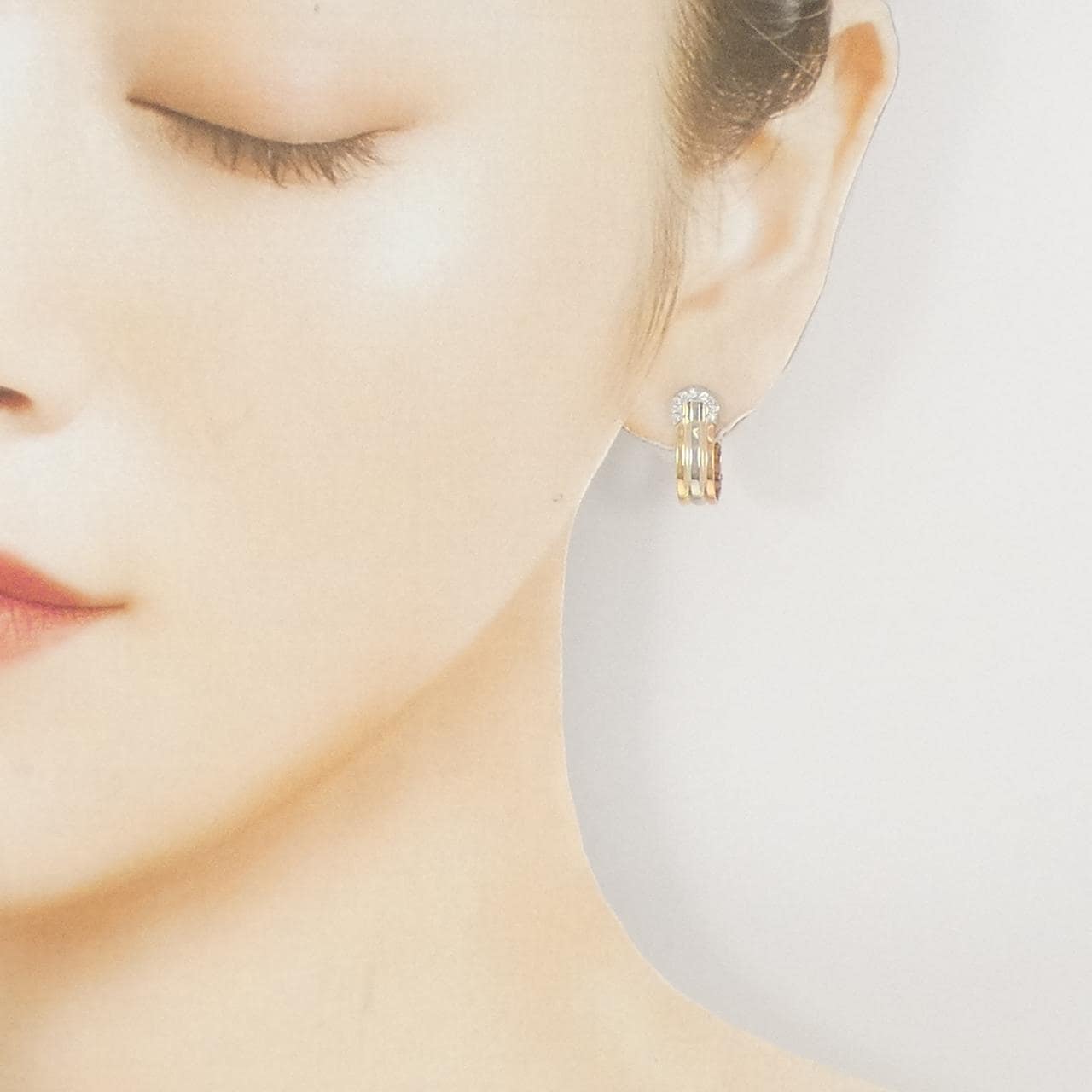 【ヴィンテージ】カルティエ 2C イヤリング