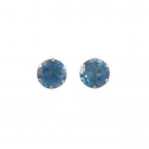 PT900 ブルートパーズ ピアス 2.50CT