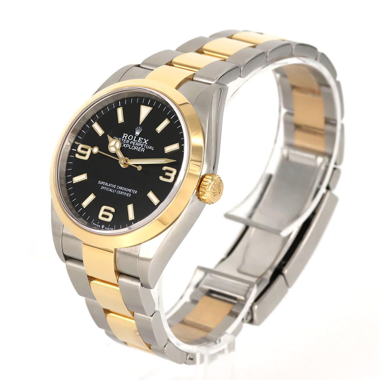 ロレックス エクスプローラーI 124273 SSxYG 自動巻 ランダム番