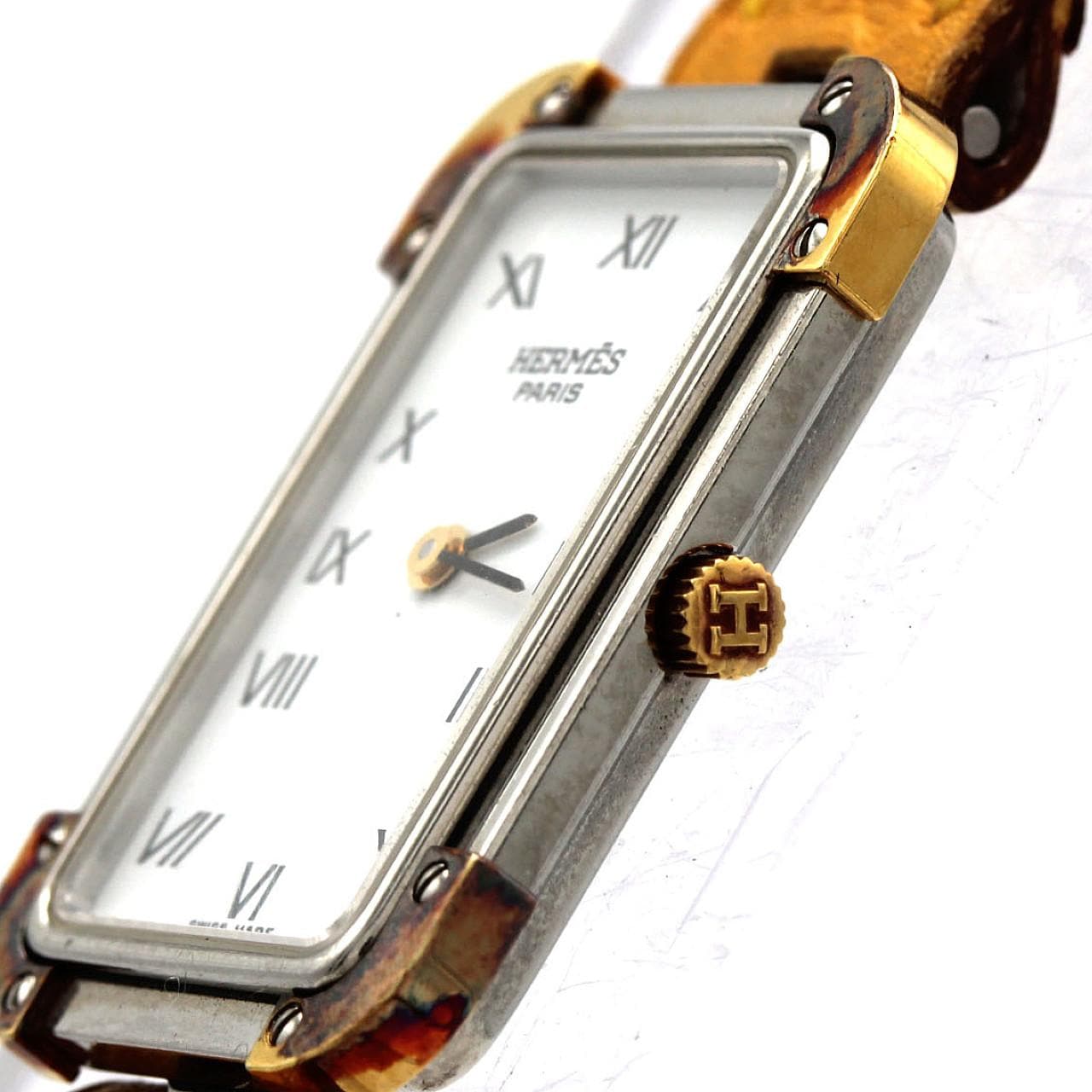 【ノーメンテナンス還元価格】エルメス クロアジュール コンビ CR1.240 SSxGP クォーツ