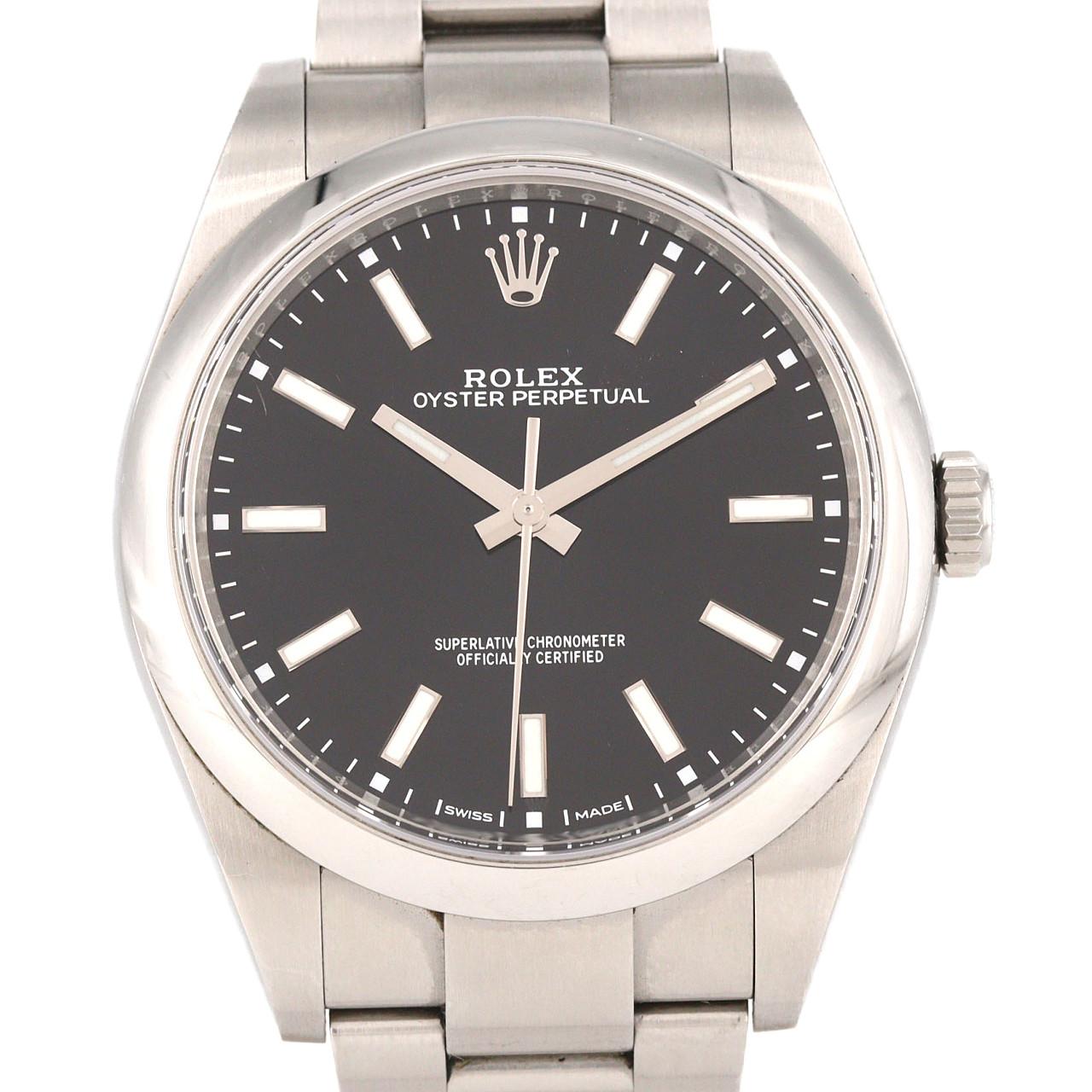 【ノーメンテナンス還元価格】ロレックス オイスターパーペチュアル 114300 SS 自動巻 ランダム番