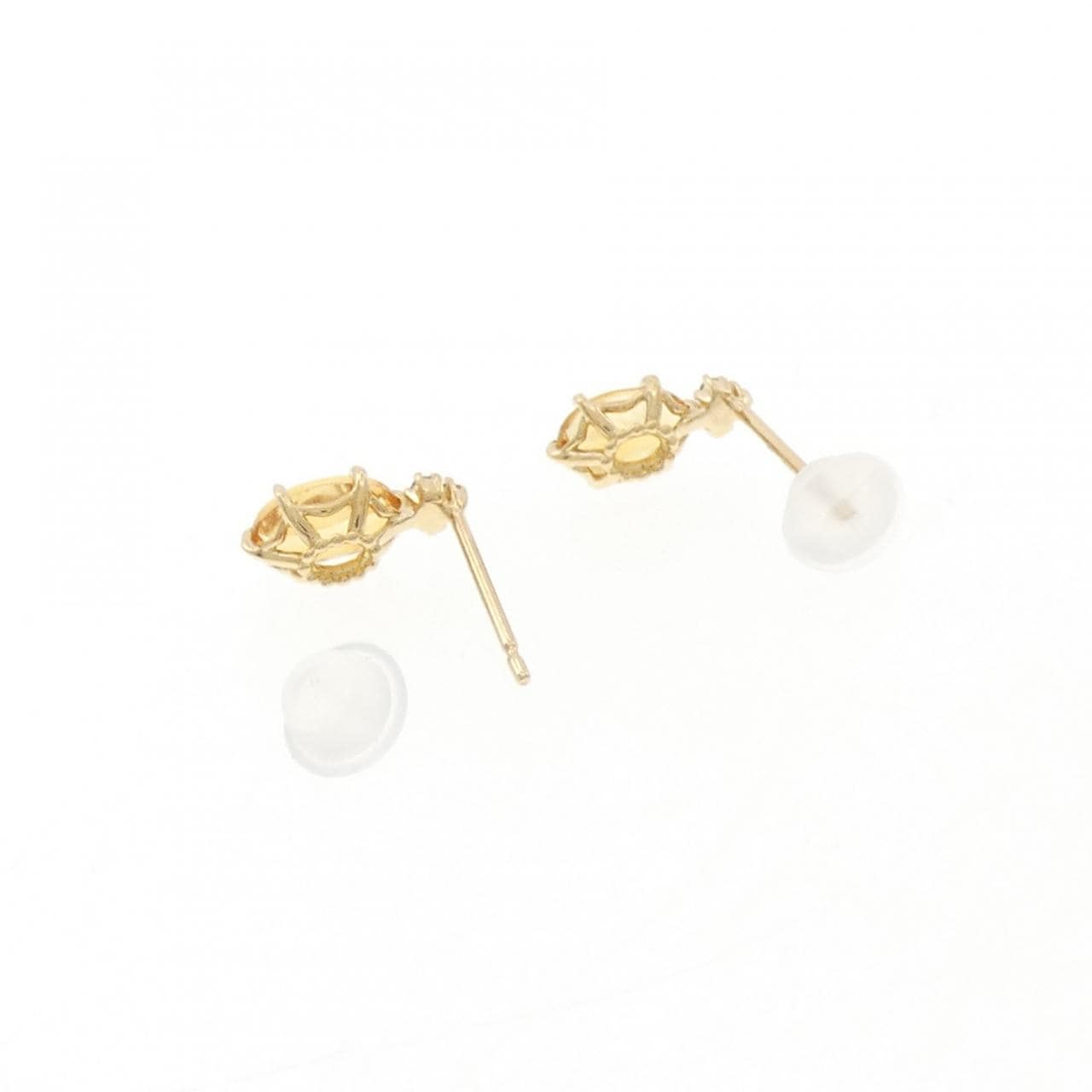 4゜C シトリン ピアス