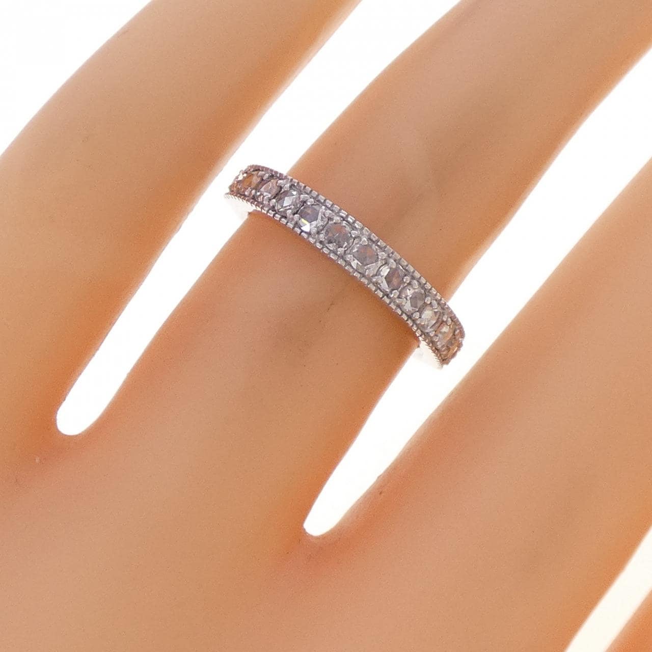 K18WG ダイヤモンド リング 0.33CT