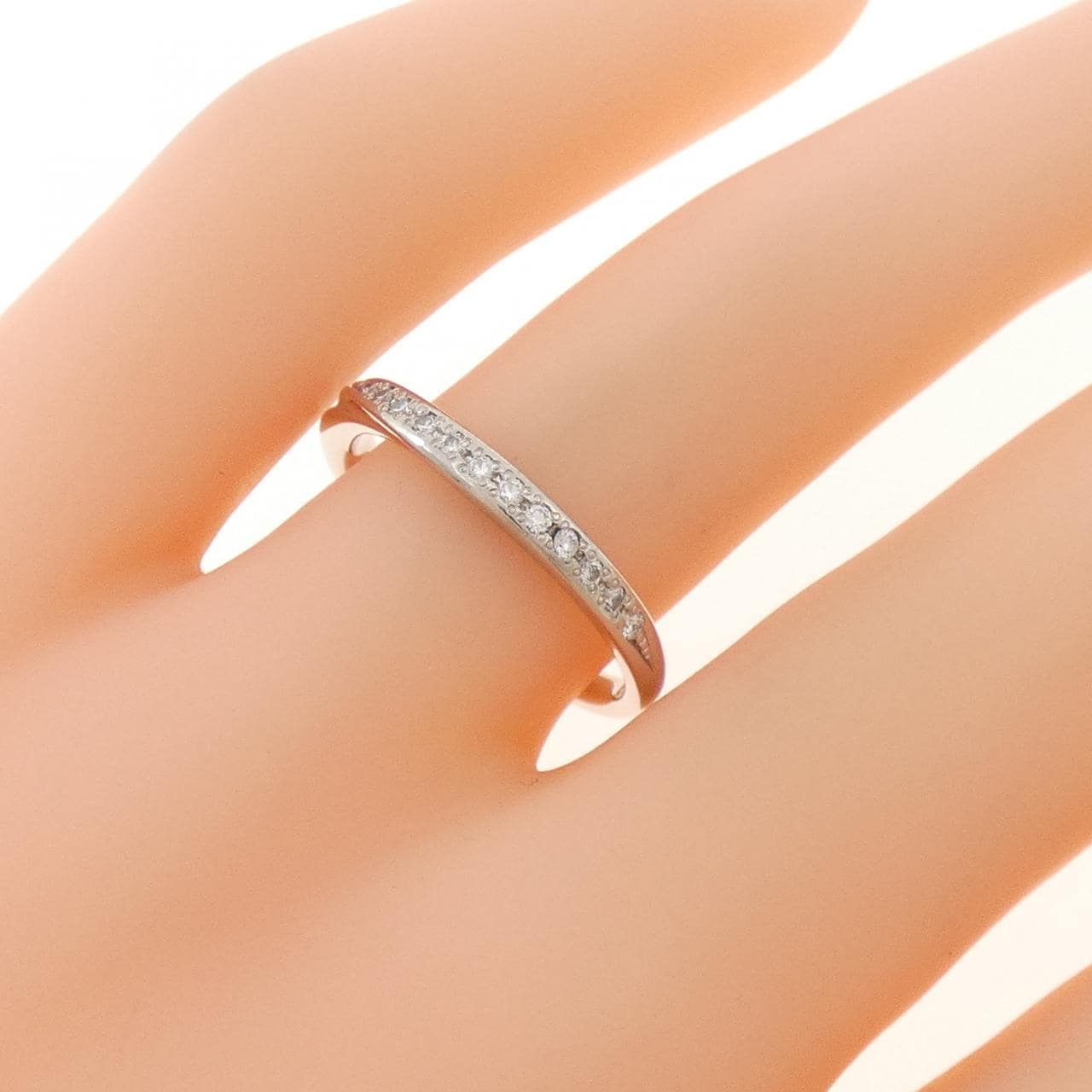 PT950 ダイヤモンド リング 0.078CT