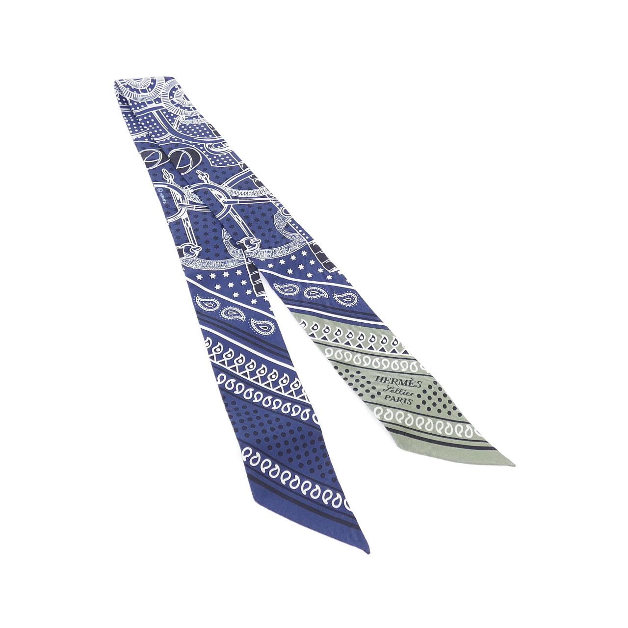 HERMES EPERON D'OR Twilly 062978S Scarf