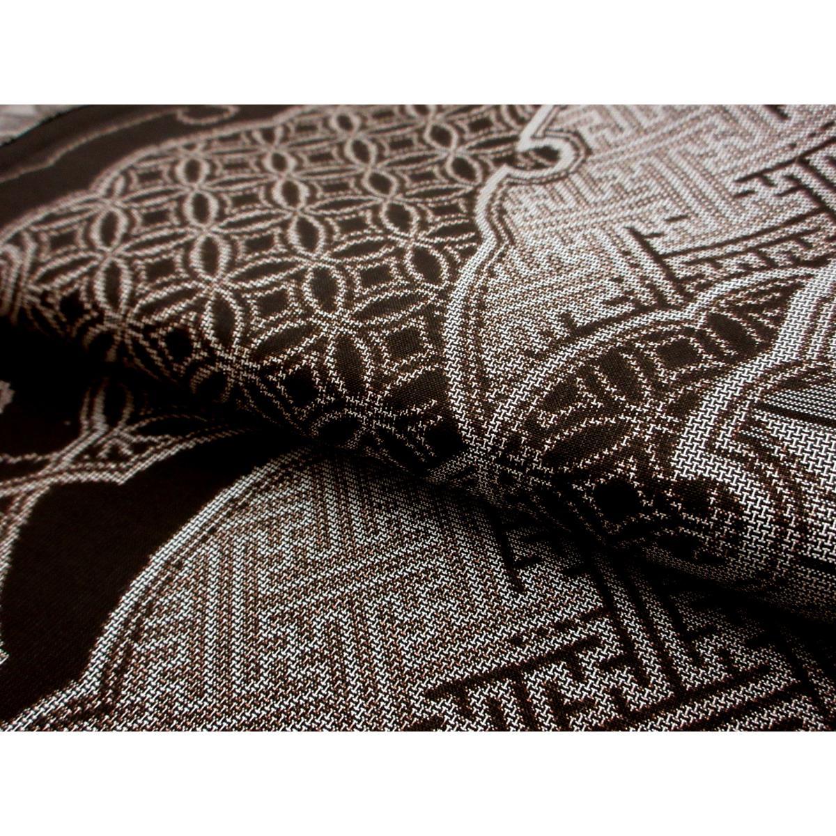 【未使用品】紬　九マルキ　証紙付【本場奄美大島紬】