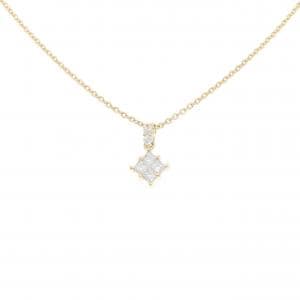 750YG/K18YG ダイヤモンド ネックレス