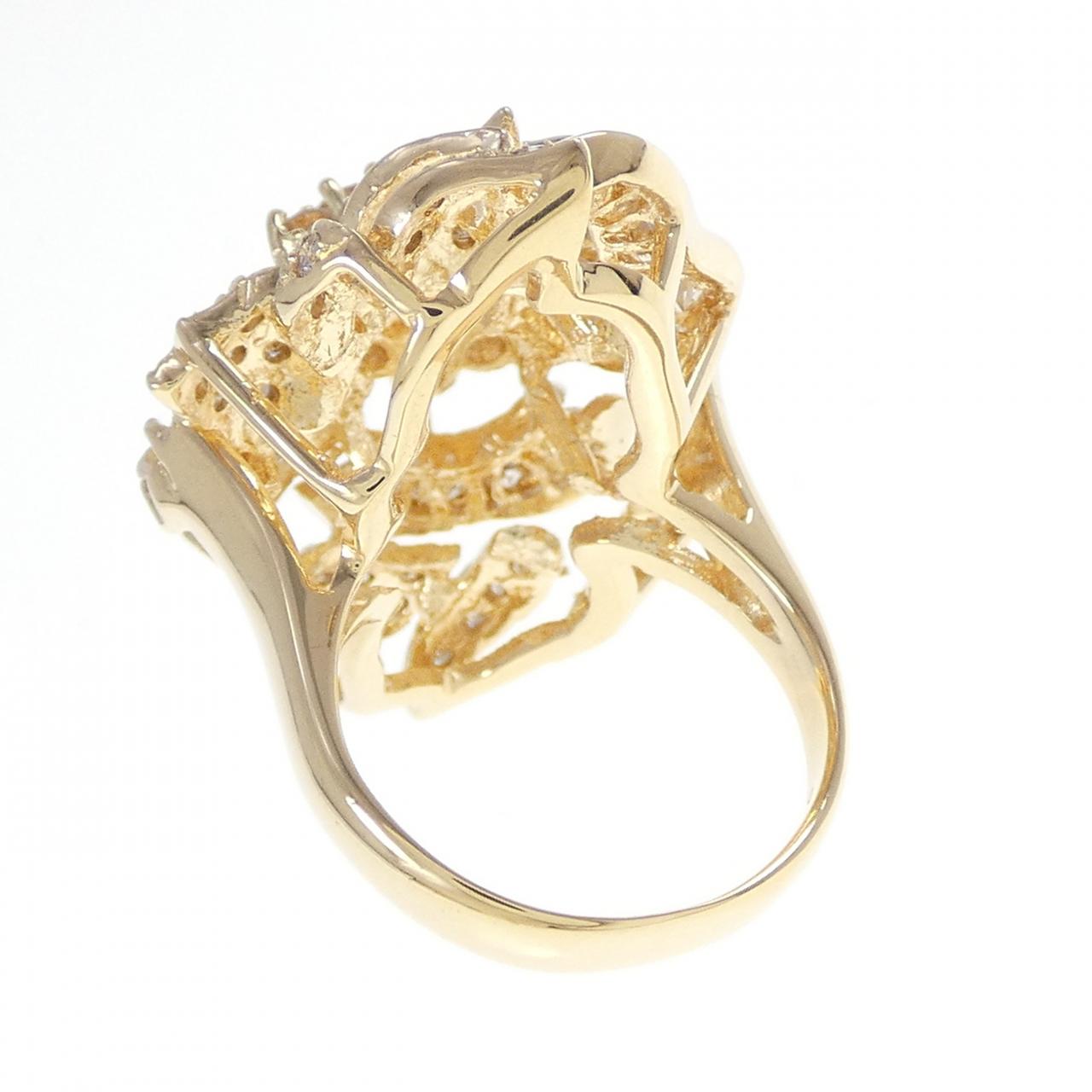 K18YG ダイヤモンド リング 2.50CT