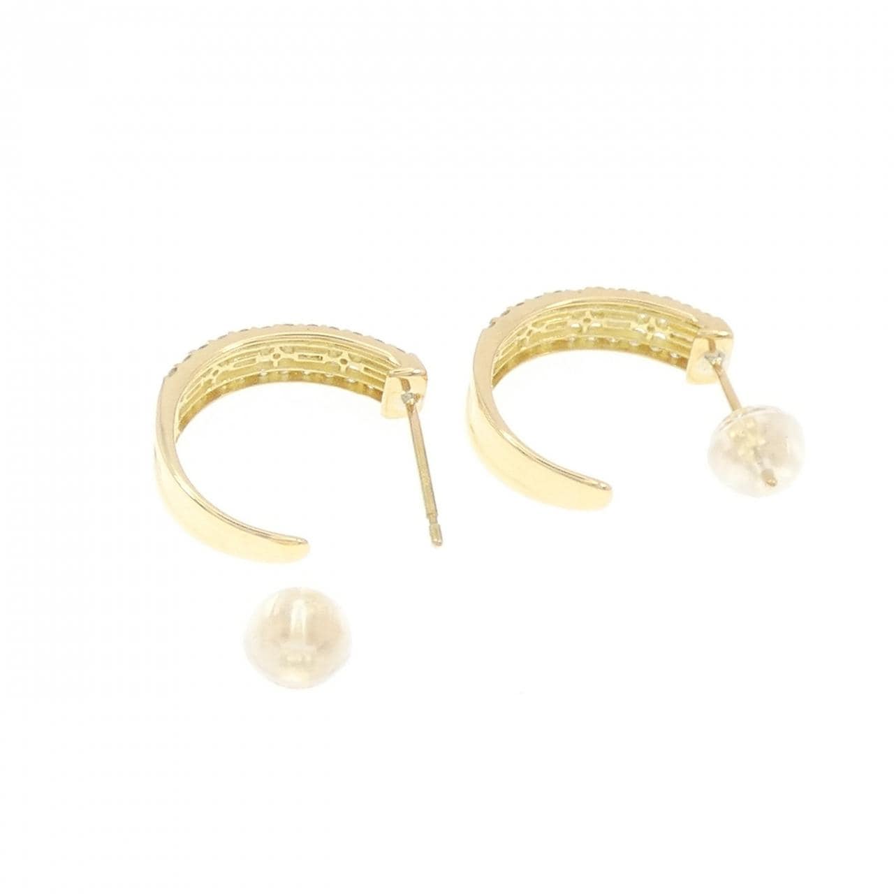 【新品】K18YG ダイヤモンド ピアス 0.40CT