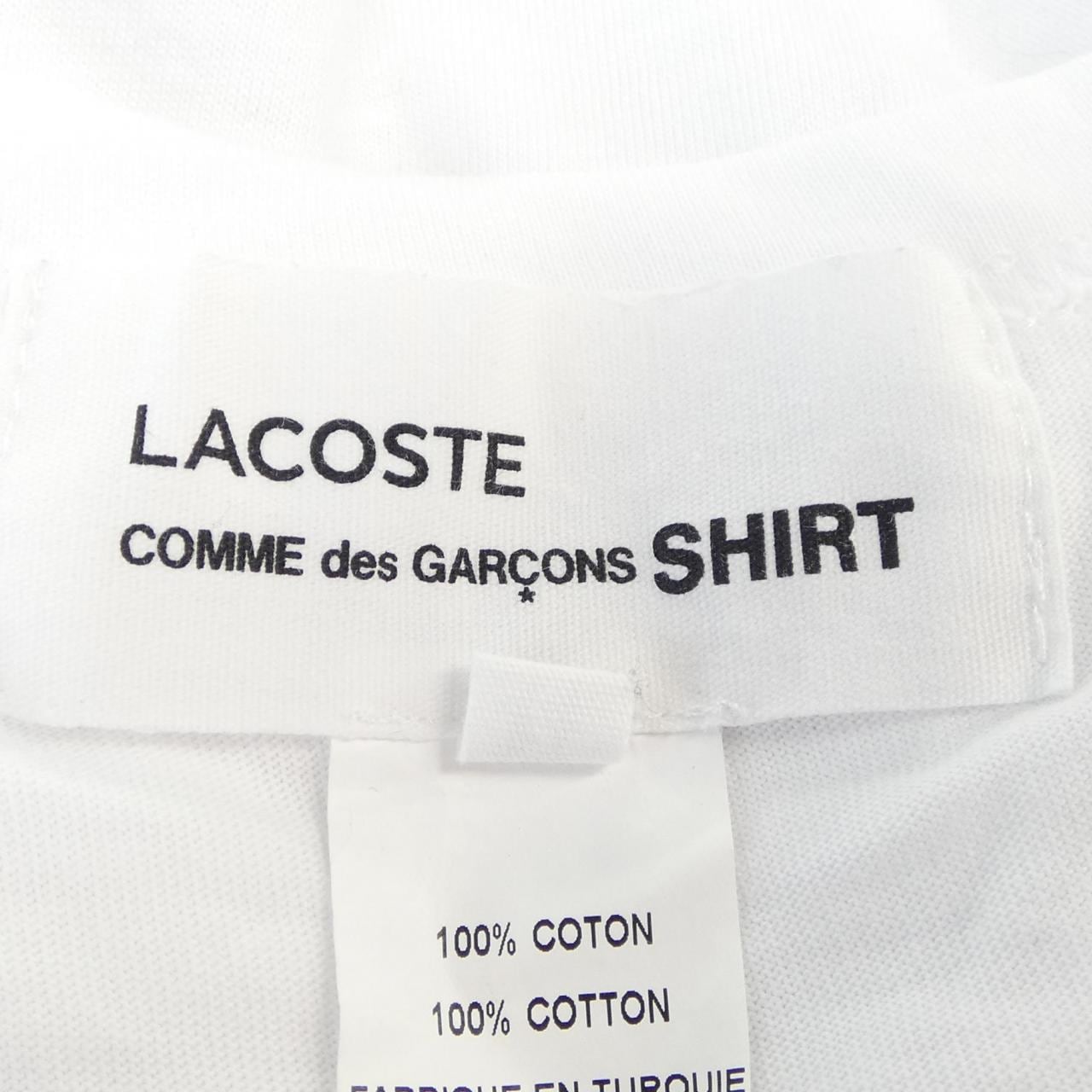 コムデギャルソンシャツ COMME des GARCONS SHIRT LACOSTE FL-T013 Tシャツ