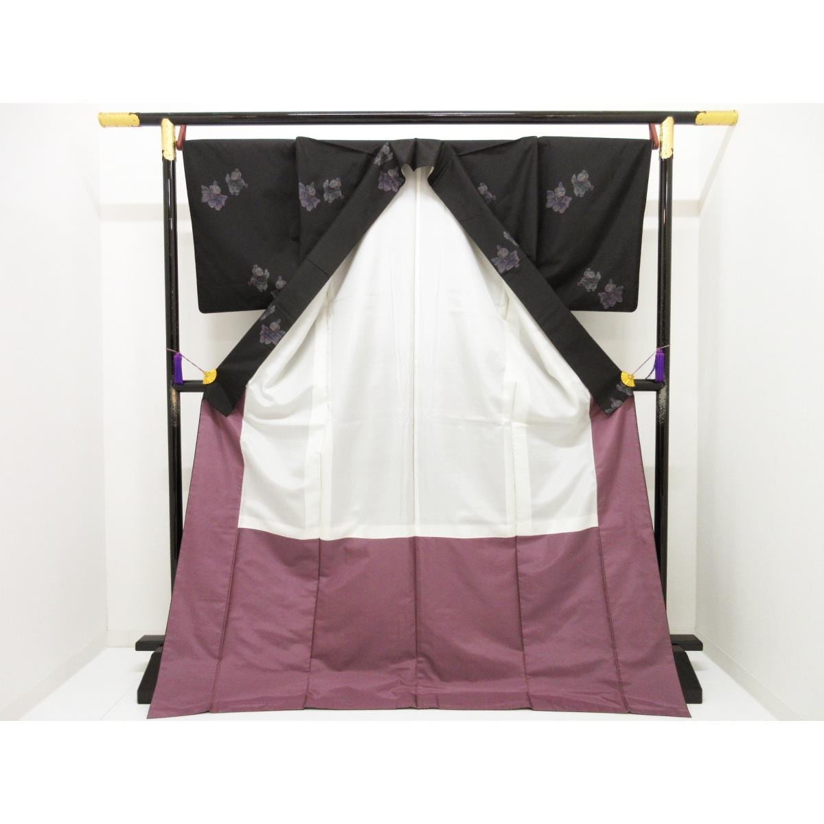 紬　身幅Ｌ寸【横双大島紬】