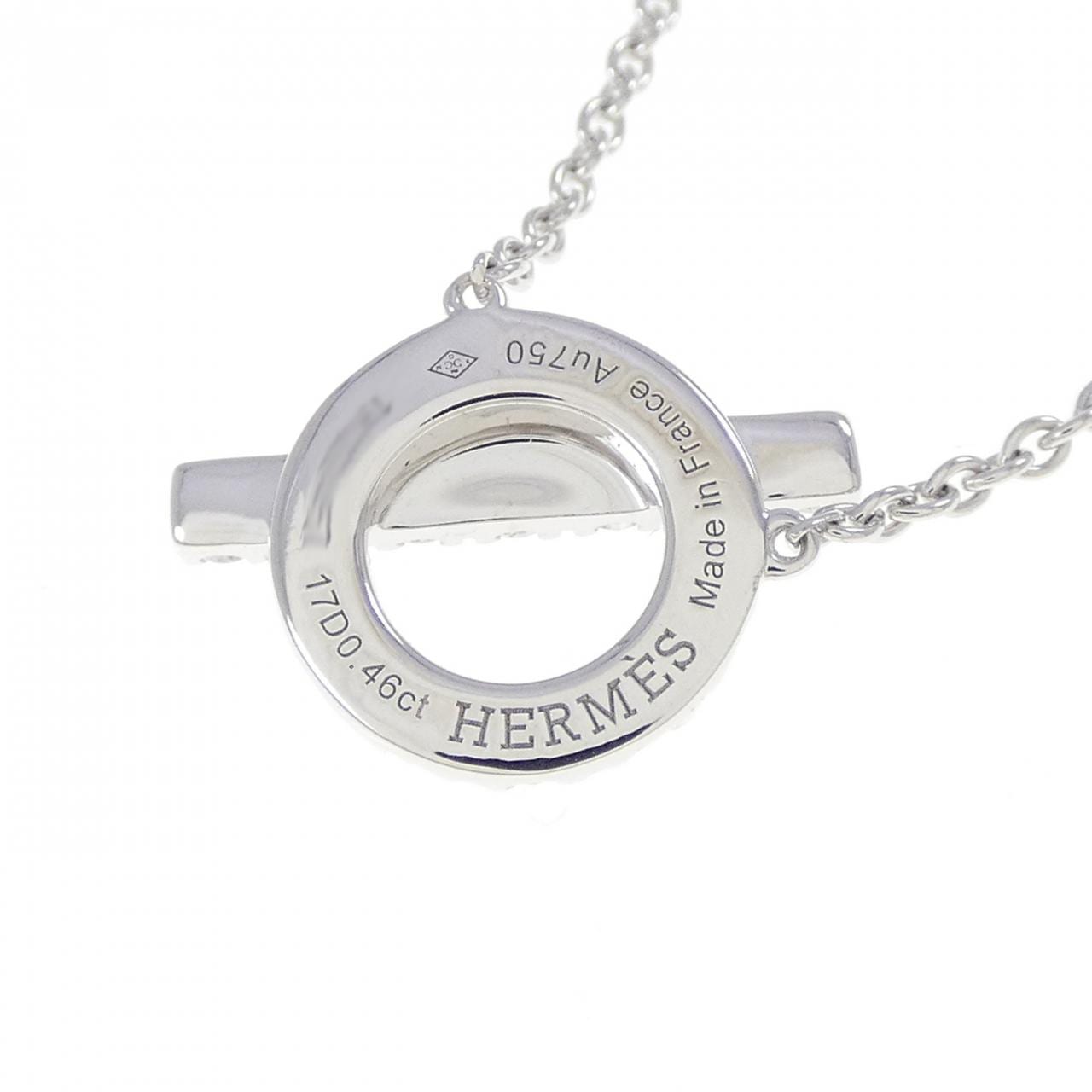 エルメス フィネス ネックレス 0.46CT