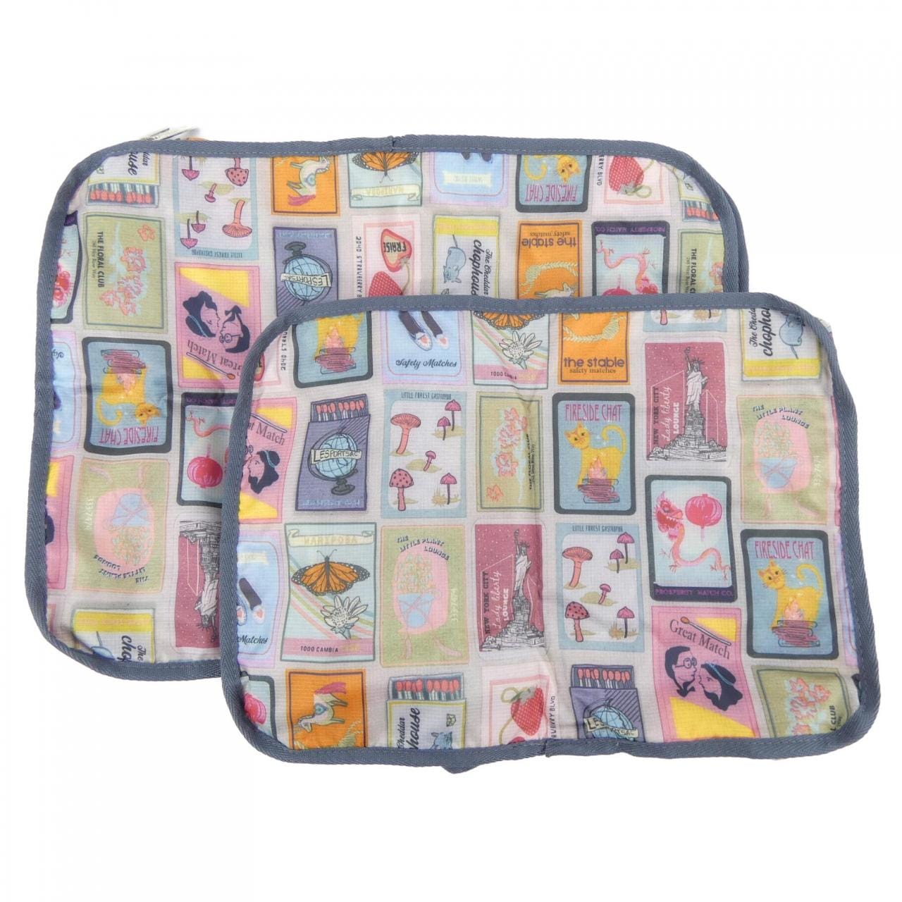 レスポートサック LESPORTSAC CUBE SET EASY PACKING POUCH