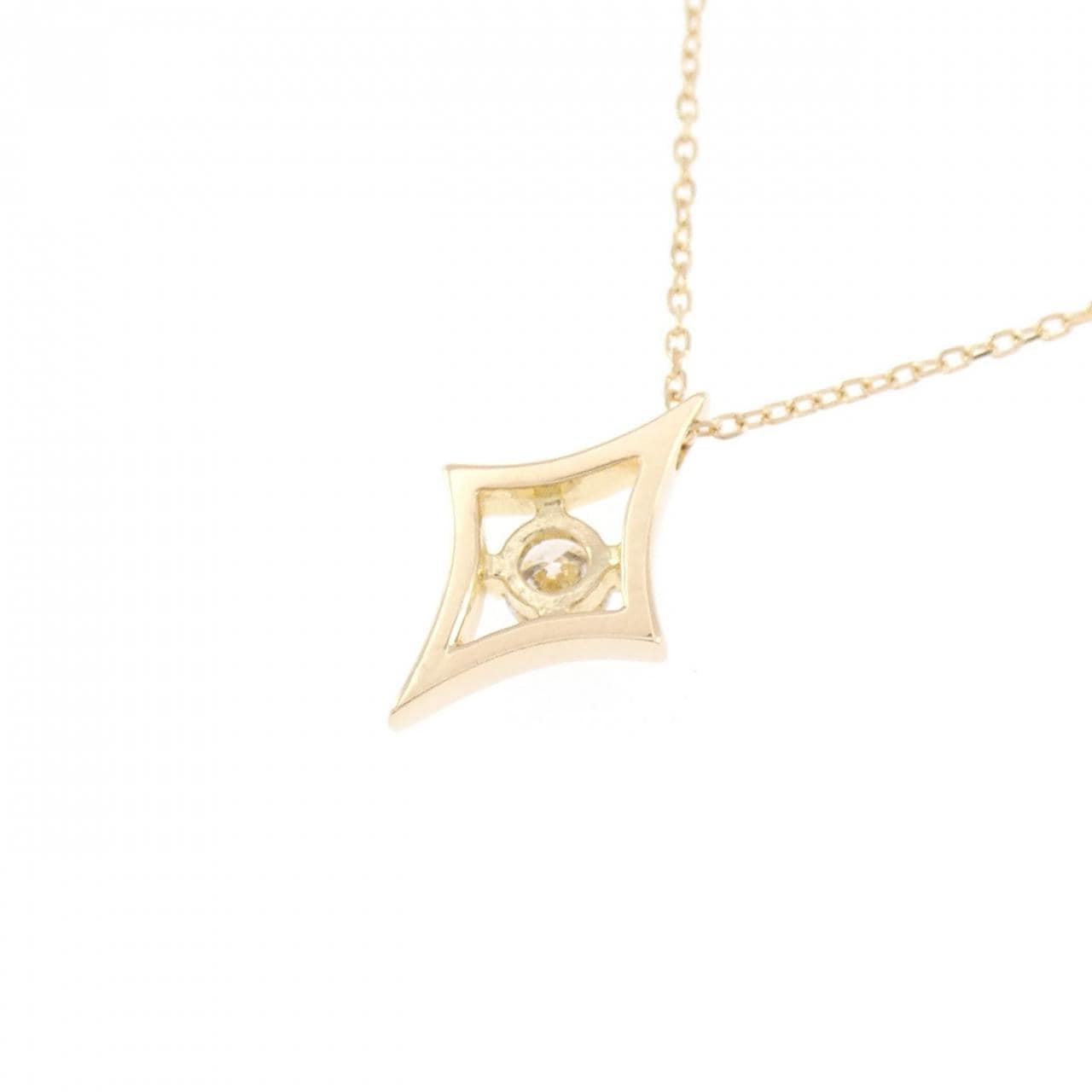 K18YG ダイヤモンド ネックレス 0.13CT