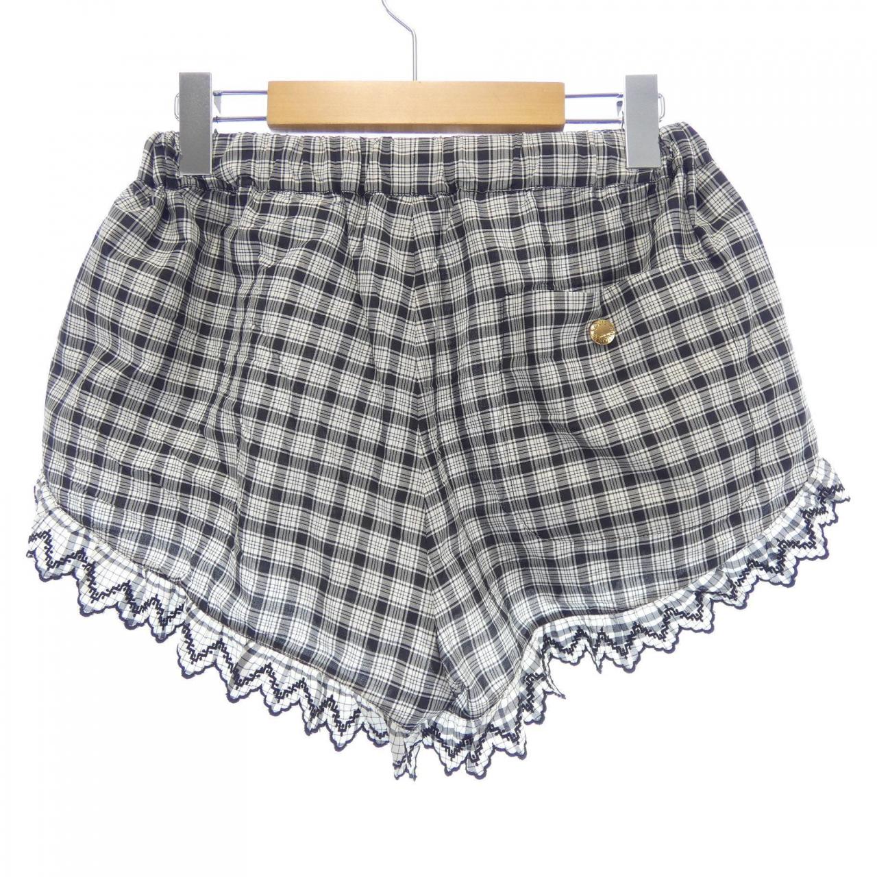 ルイヴィトン LOUIS VUITTON チェックラッフルディテールミニ FNPB02MQ5 ショートパンツ