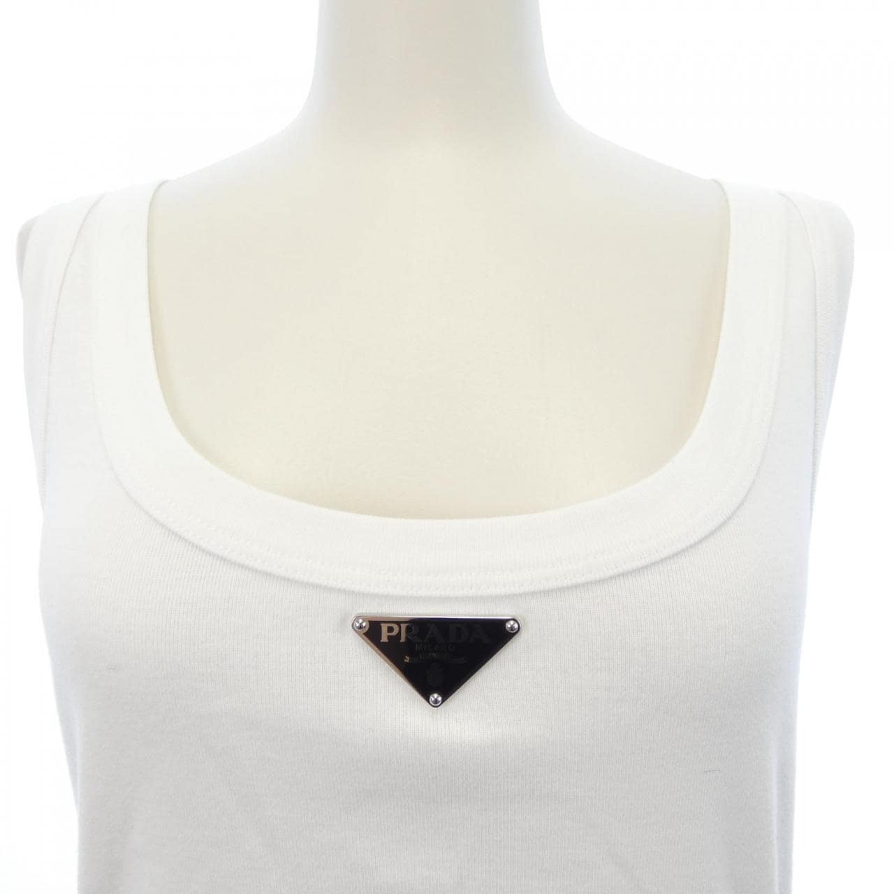 プラダ PRADA リブニット ジャージー ドレス トライアングルロゴ 33560C S231 10Z0 ワンピース