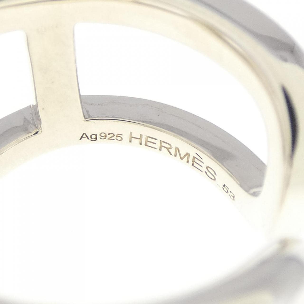 HERMES 925 silver ring