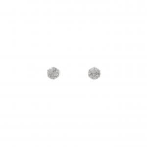 PT900 ソリティア ダイヤモンド ピアス 0.617CT