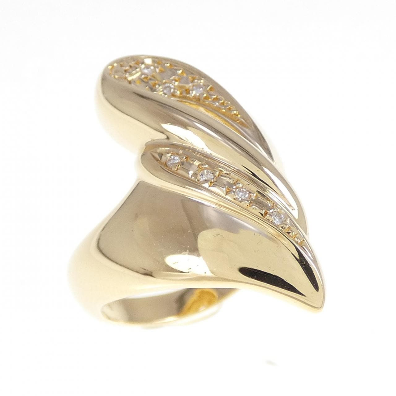 K18YG ダイヤモンド リング 0.04CT