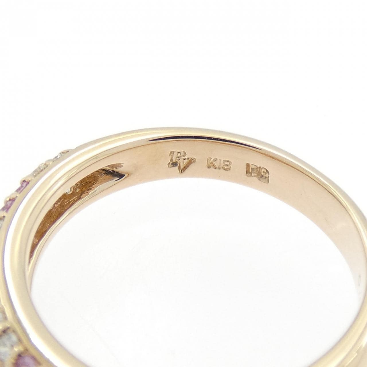 ポンテヴェキオ フラワー リング 0.27CT