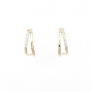 [BRAND NEW] K10YG Diamond earrings 0.10CT