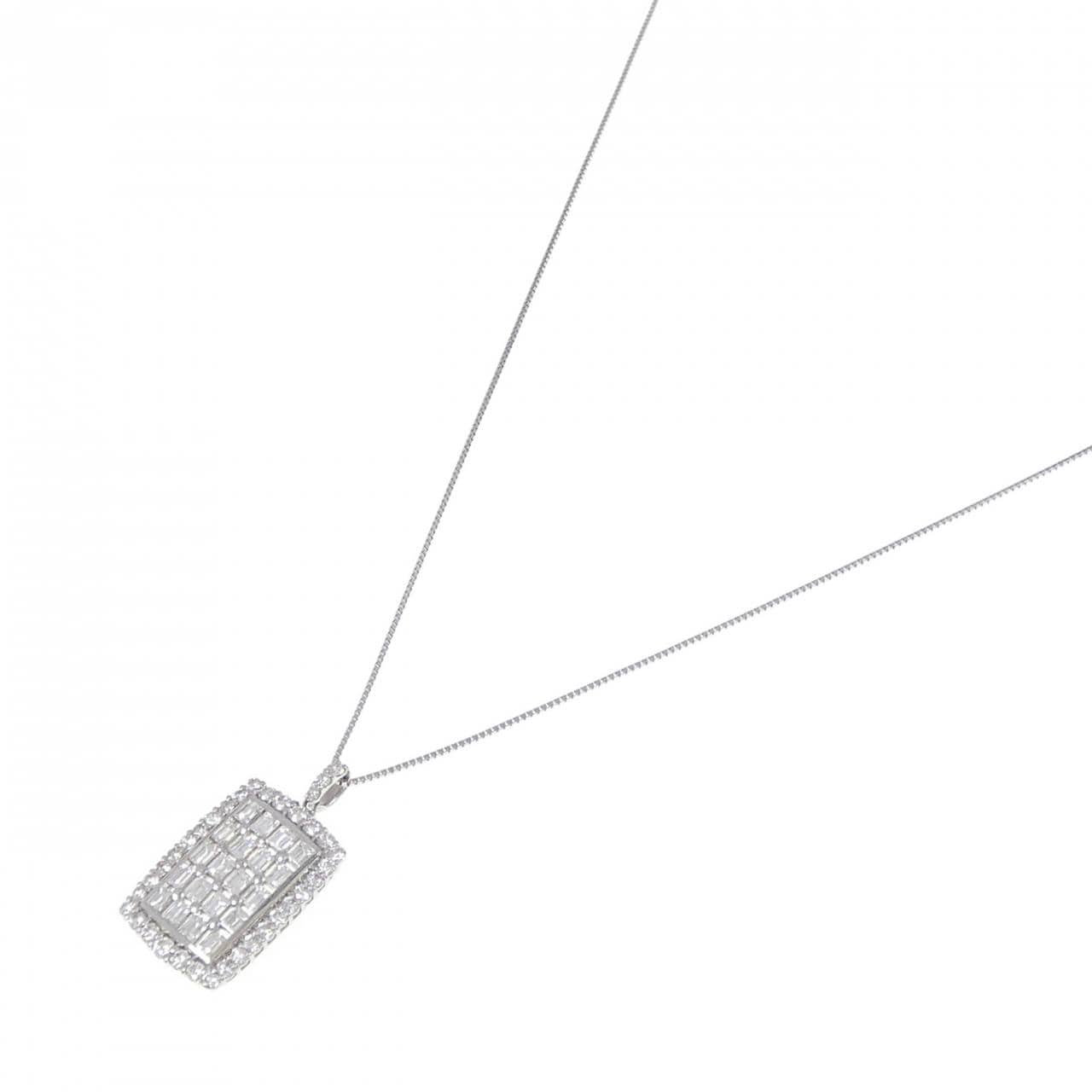[新品] PT900/PT850钻石项链 2.00CT