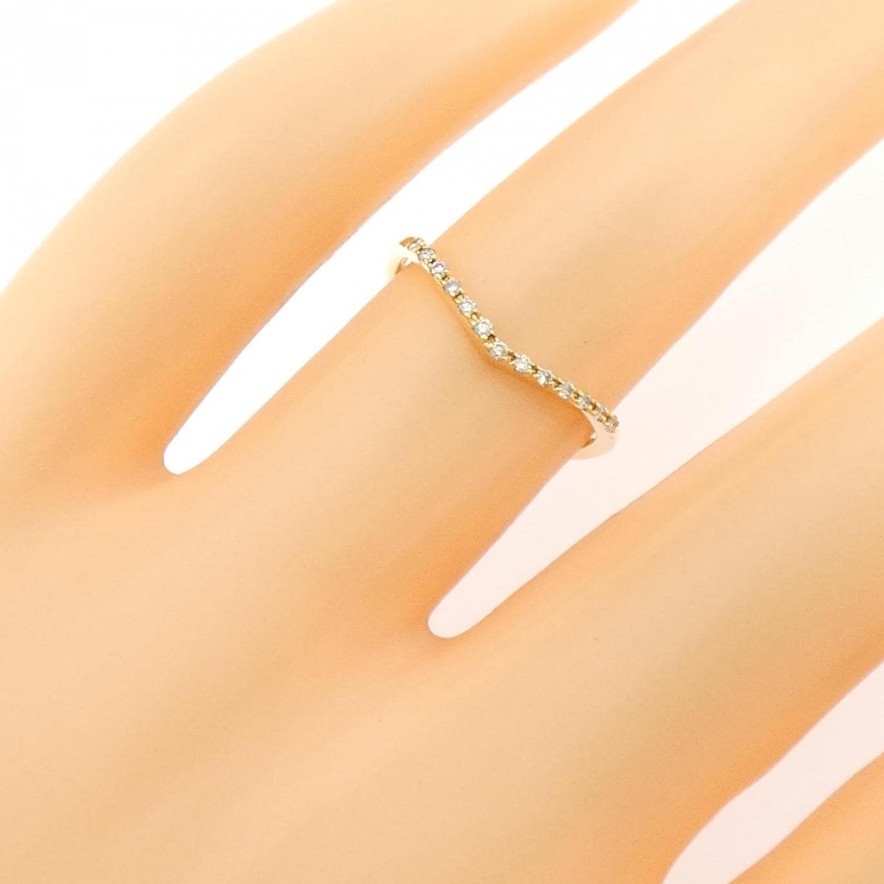 アガット ダイヤモンド リング 0.06CT