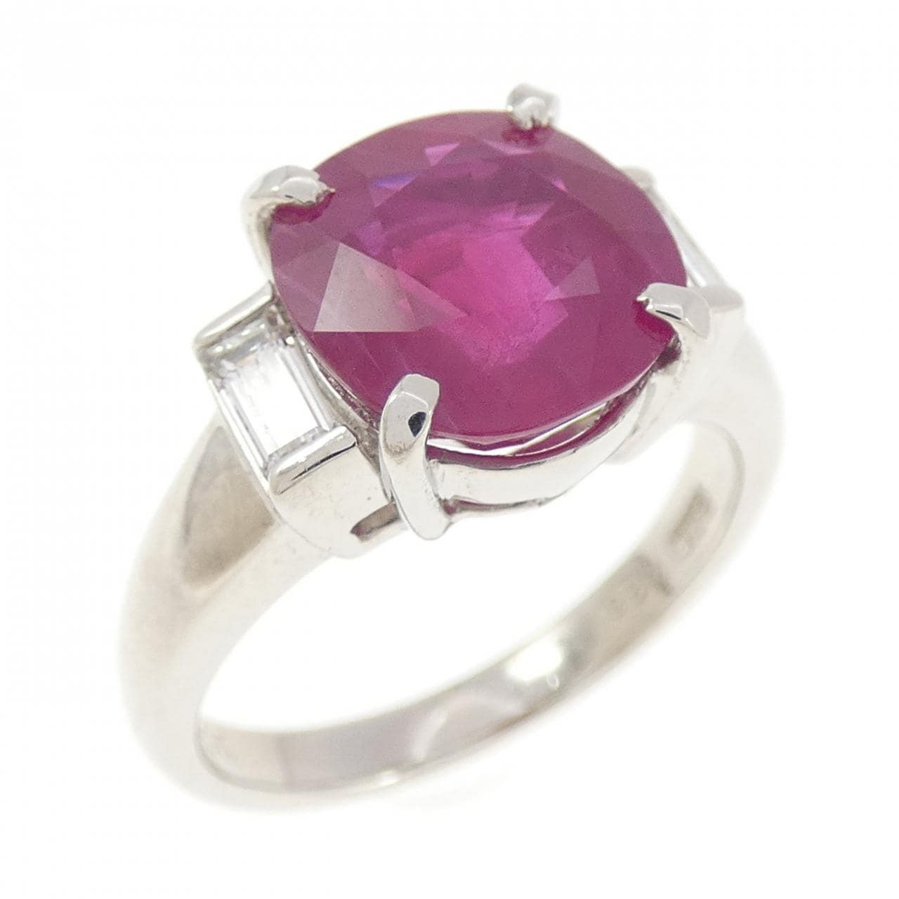PT900 ルビー リング 4.26CT