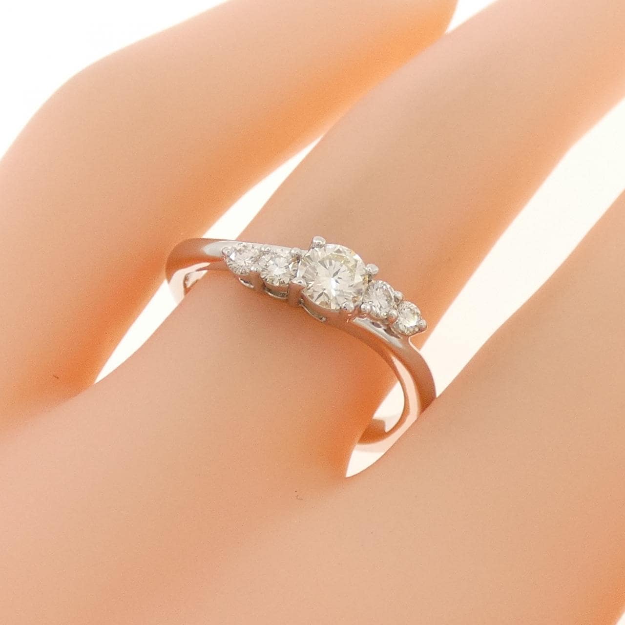 PT900 ダイヤモンド リング 0.37CT