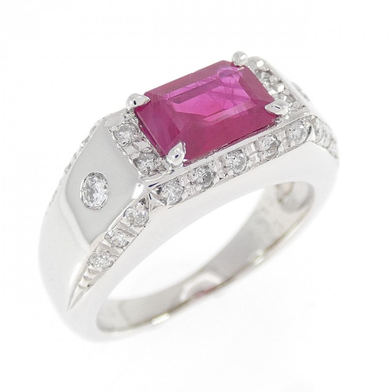 PT900 ルビー リング 1.03CT