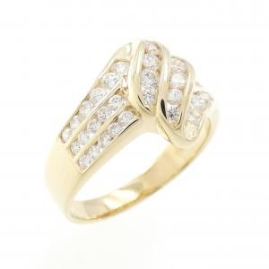 K18YG ダイヤモンド リング 0.63CT