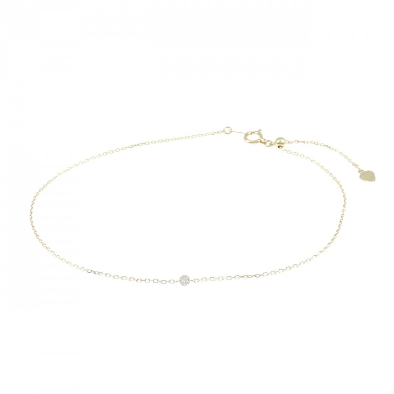 K10YG ダイヤモンド アンクレット