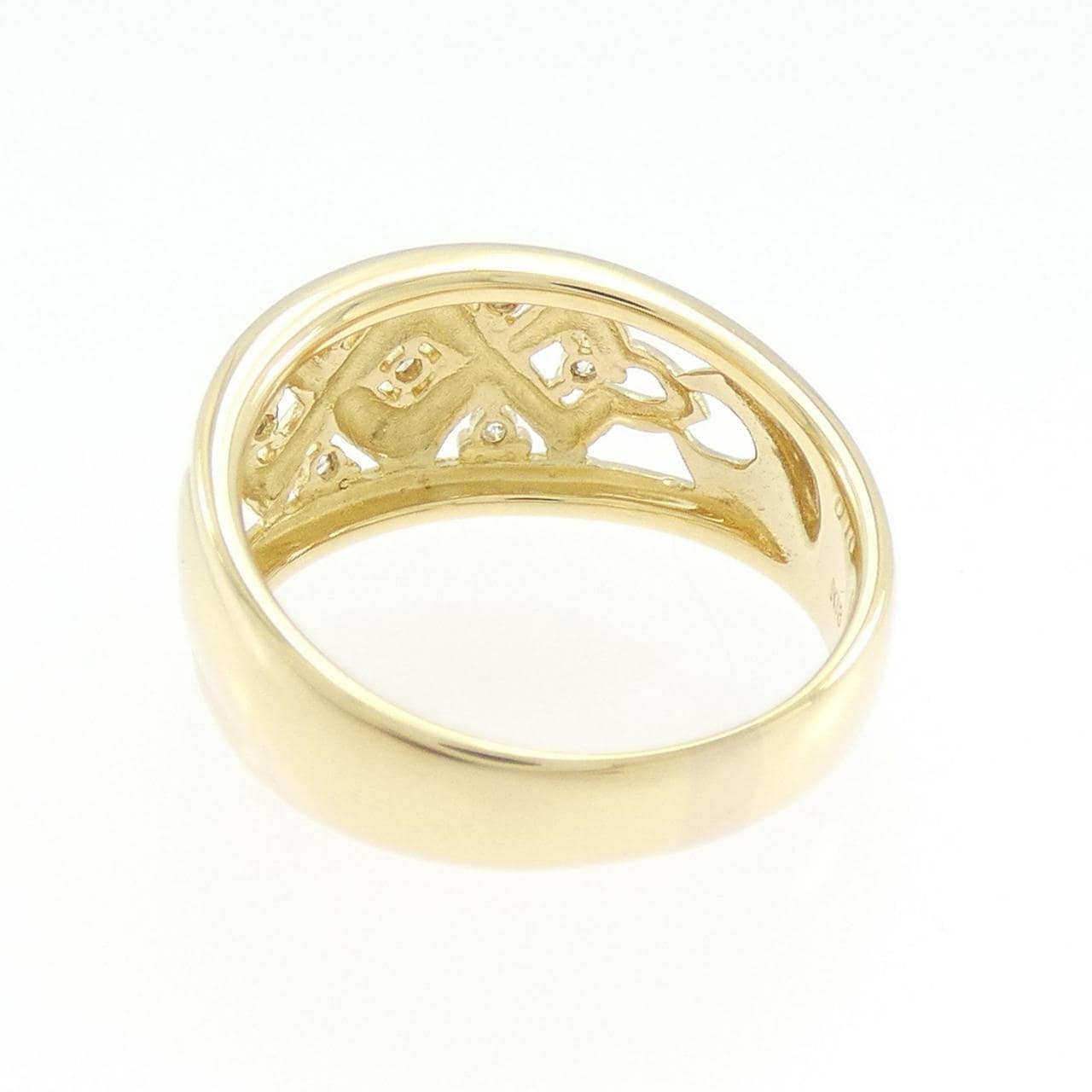 K18YG ダイヤモンド リング 0.10CT