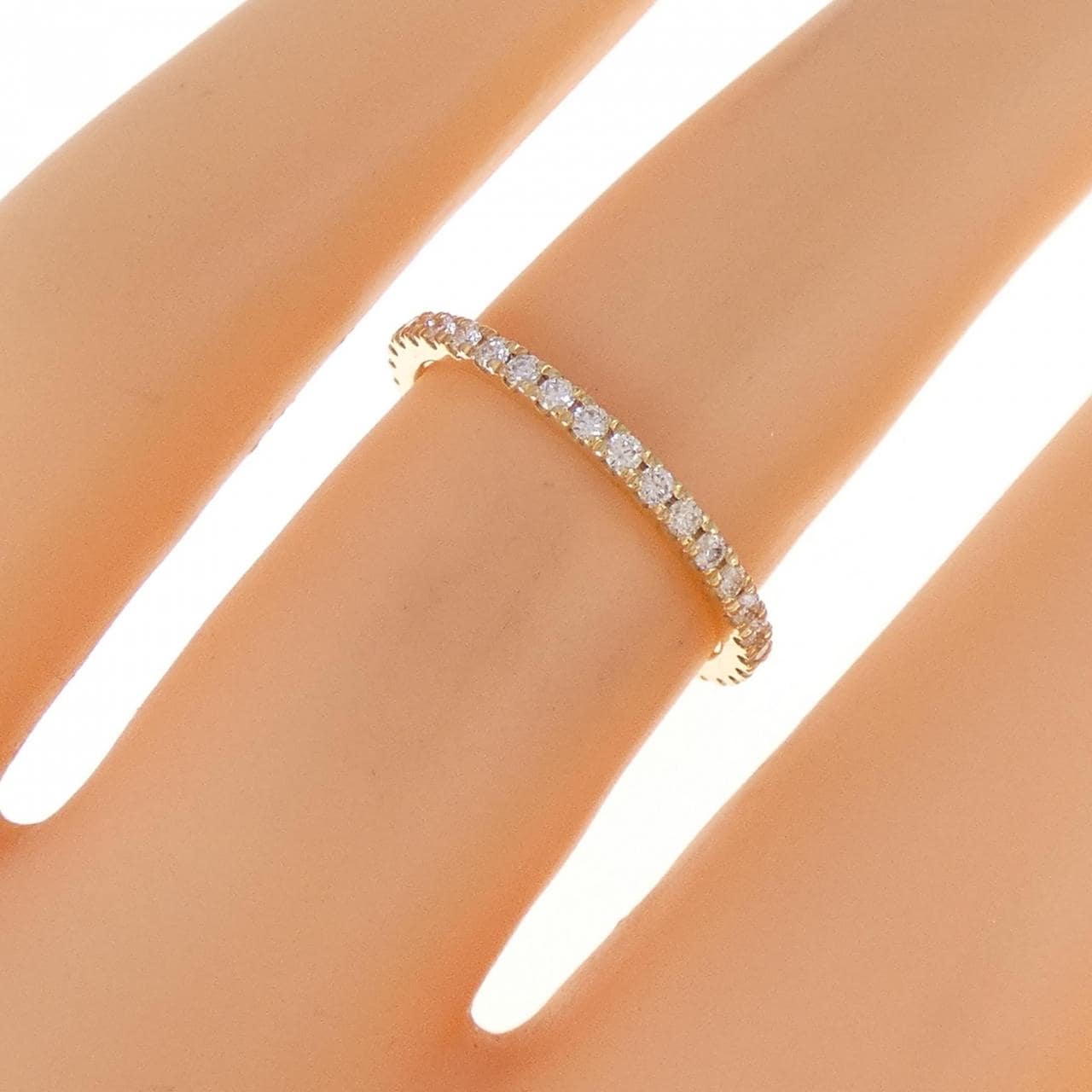 [Remake] K18YG Diamond Ring 0.338CT