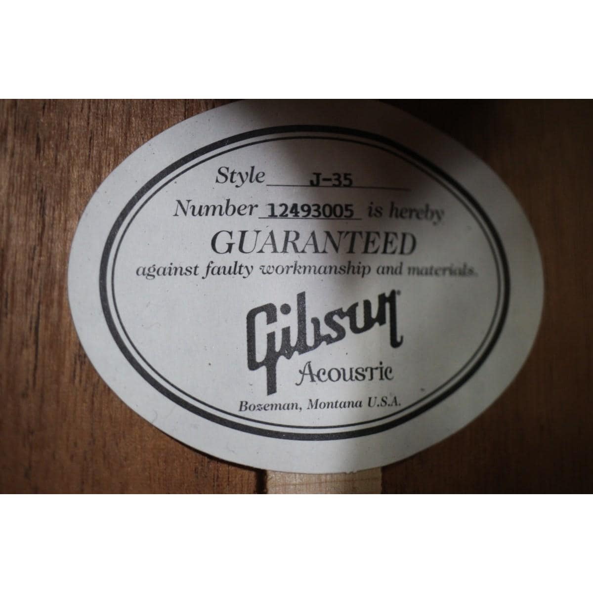 GIBSON J-35 2013