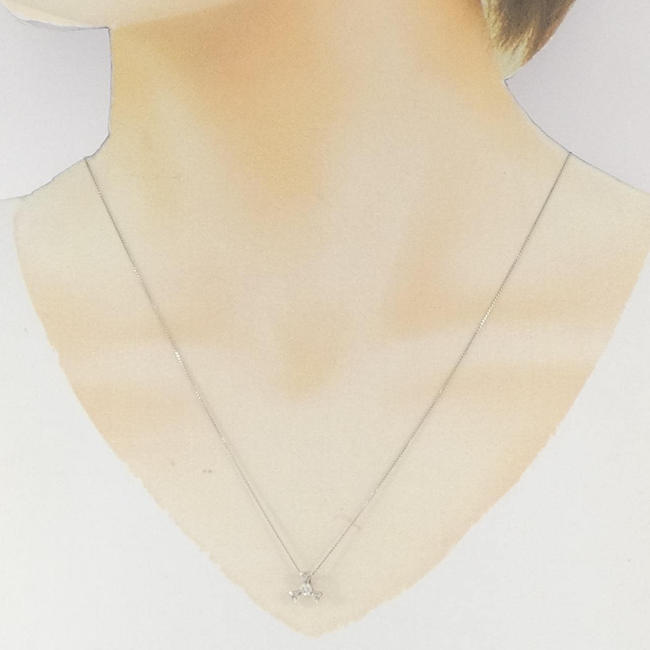 PT900 ダイヤモンド ネックレス 0.10CT