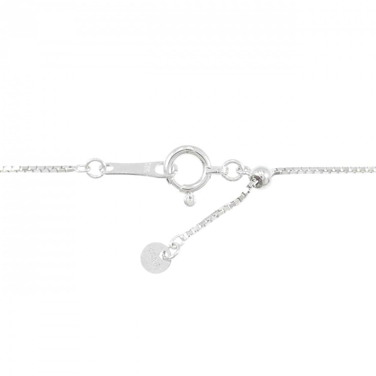K18WG クロス ダイヤモンド ネックレス 1.00CT