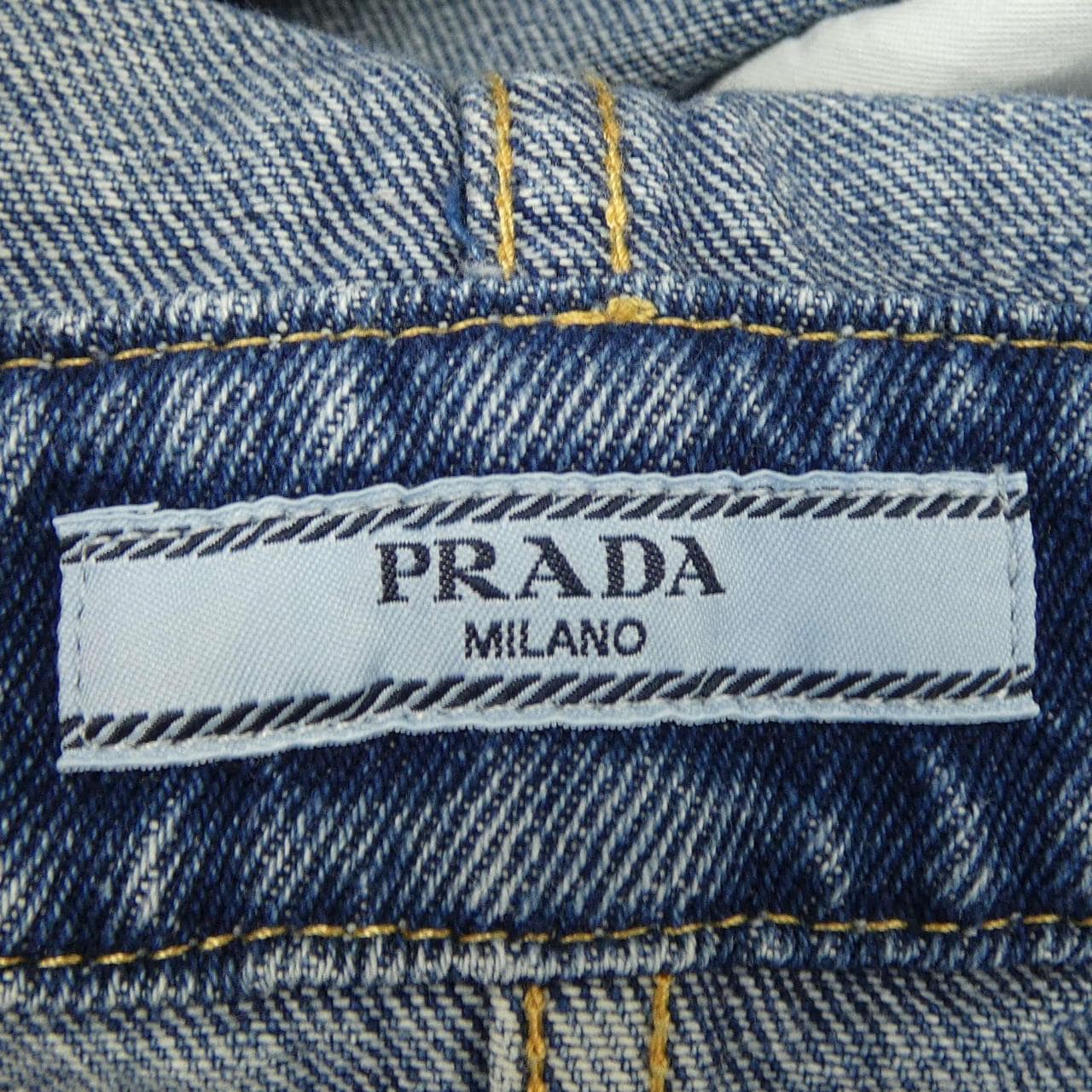 プラダ PRADA デニム ビブ オーバーオール ミニドレス GFA132 S231 16PK ワンピース