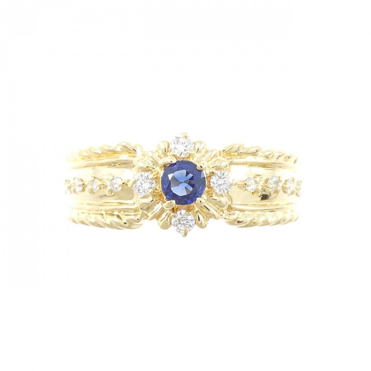 ギンザタナカ サファイヤ リング 0.13CT