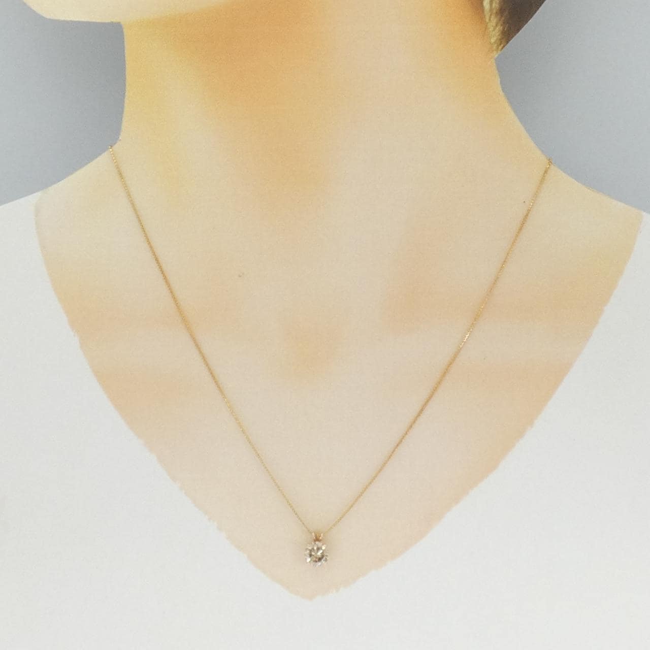 K18PG ダイヤモンド ネックレス 1.21CT