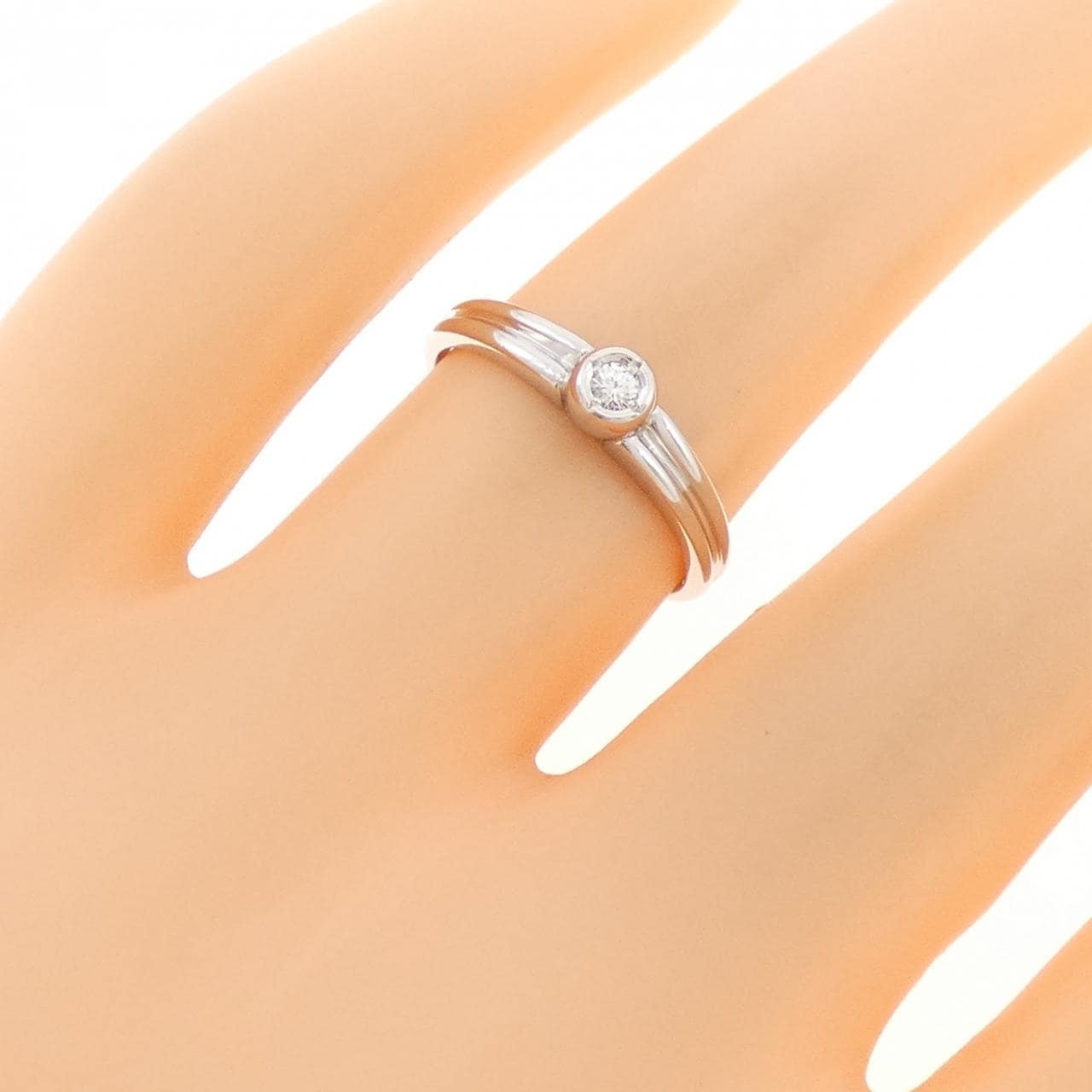 PT900单钻钻石戒指 0.03CT