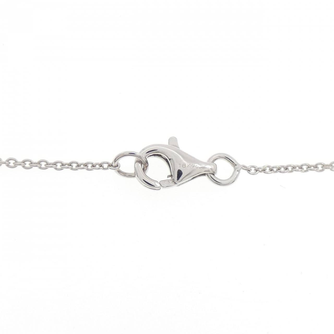 750WG ダイヤモンド ネックレス 0.24CT