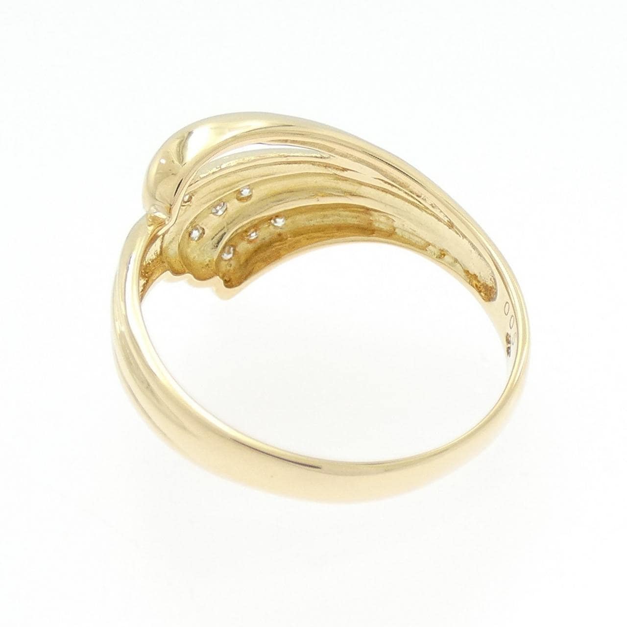 K18YG ダイヤモンド リング 0.05CT