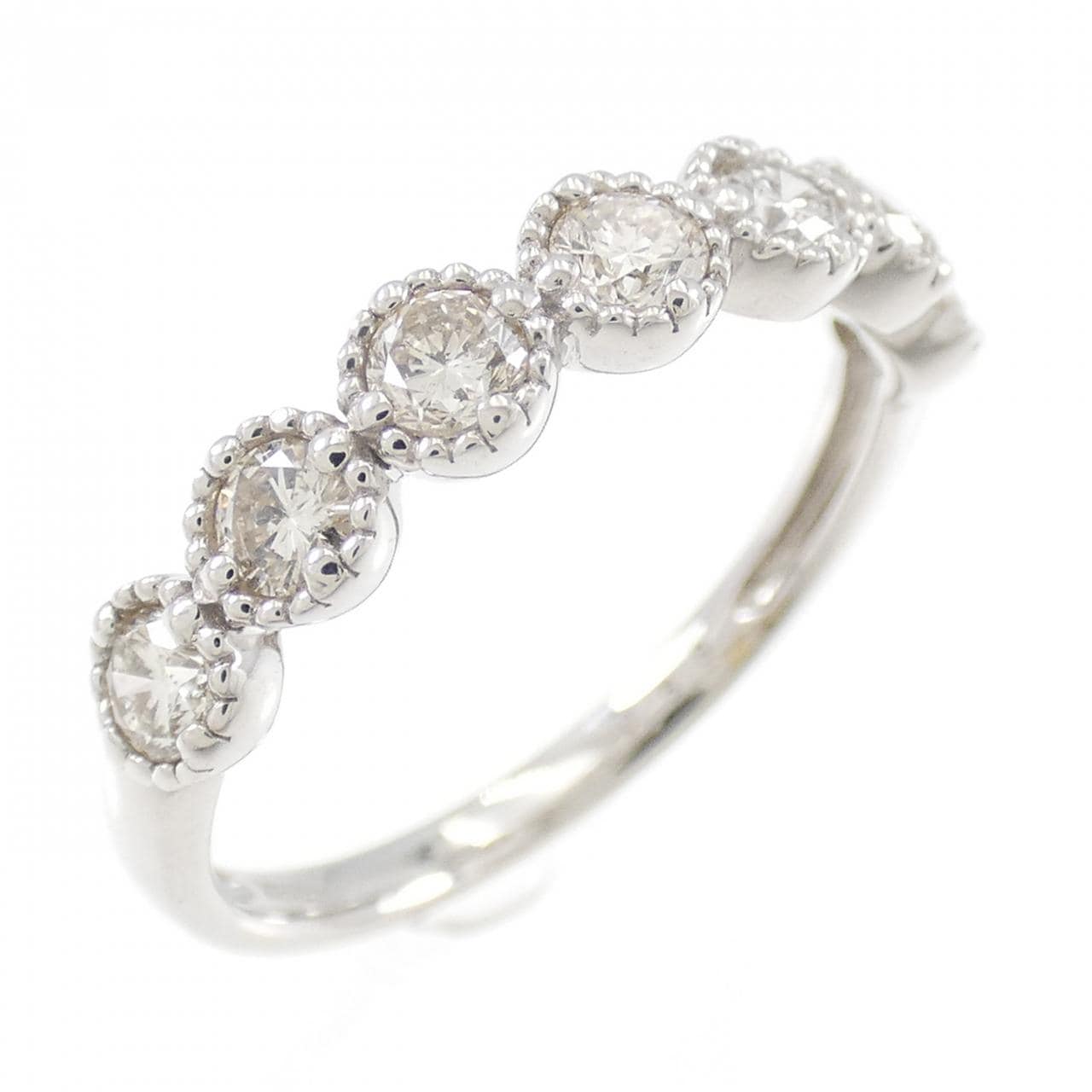 K18WG ダイヤモンド リング 0.58CT