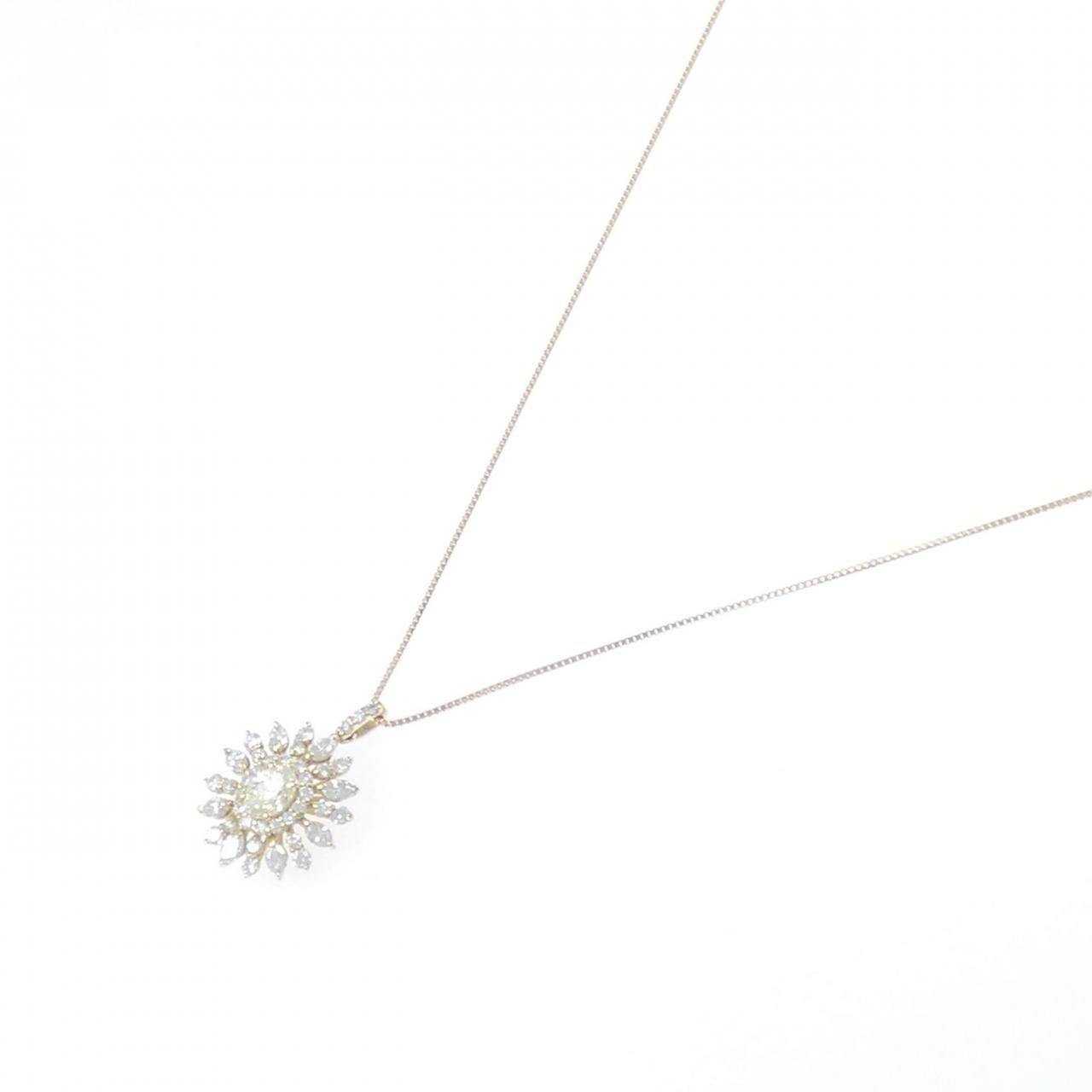【新品】K18YG ダイヤモンド ネックレス 0.23CT